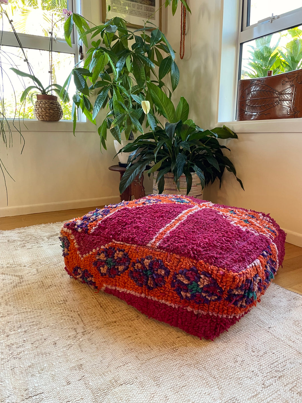 Vintage Moroccan Floor Cushion